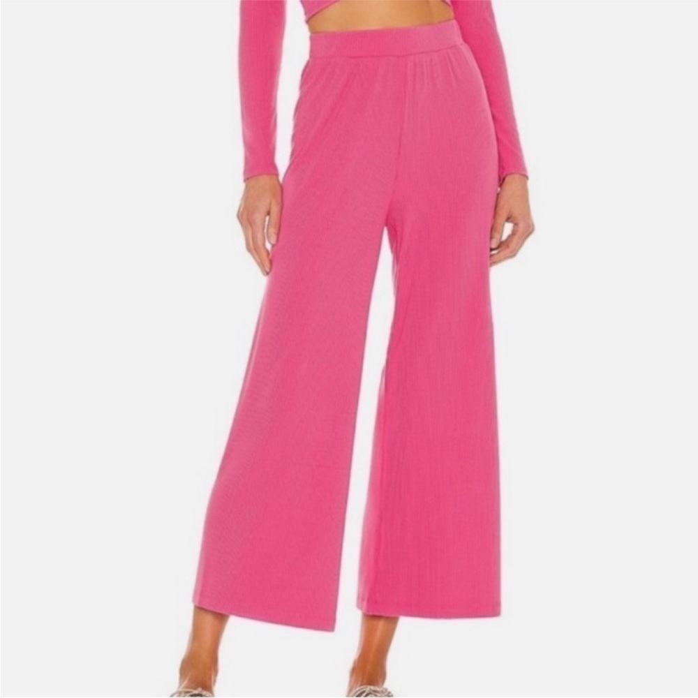 REVOLVE NWT L’Space Charlie Pant in Bubblegum Pink, Medium Wide Leg​​​​​​​​​